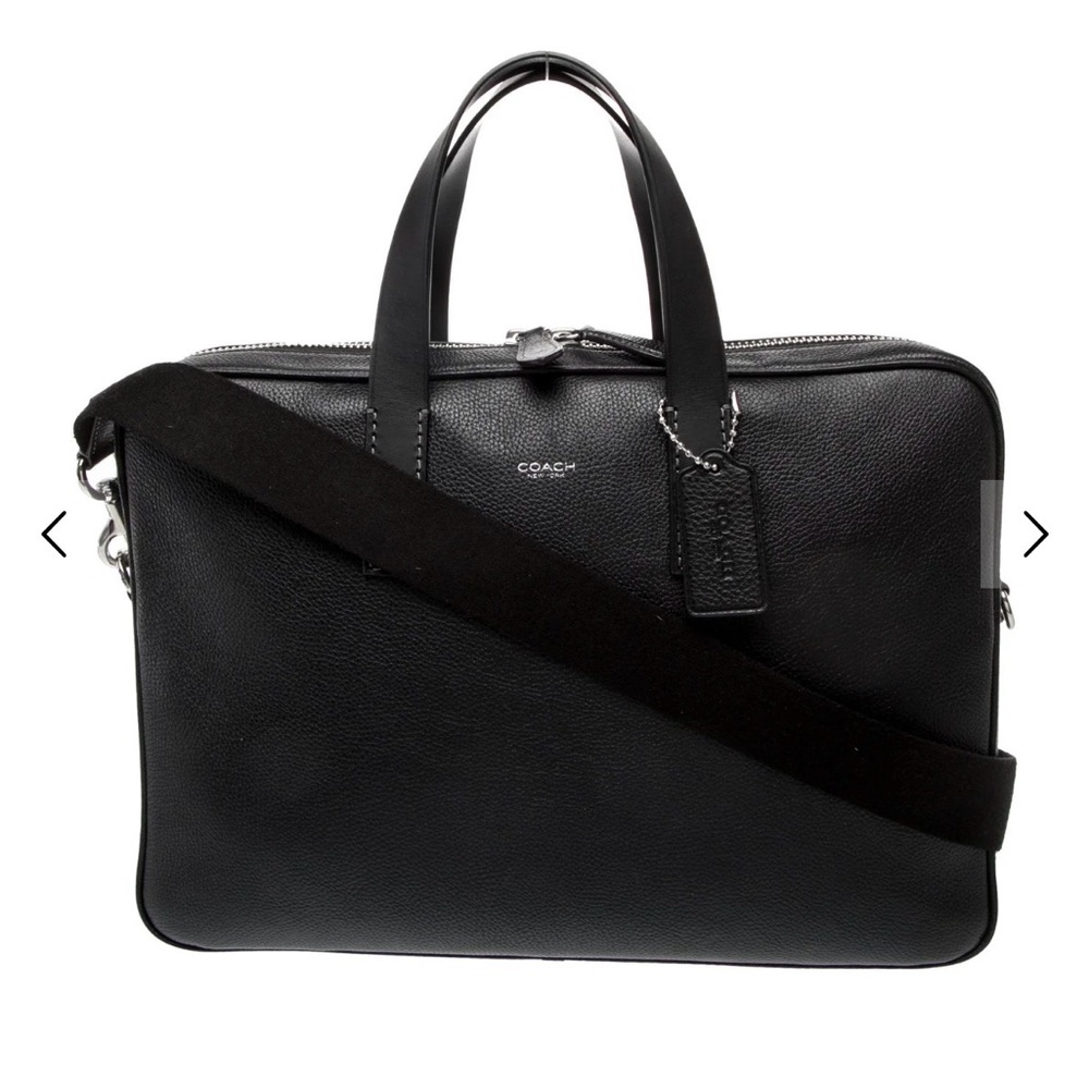 Coach Black Leather Briefcase - EXCELLENT CONDITION